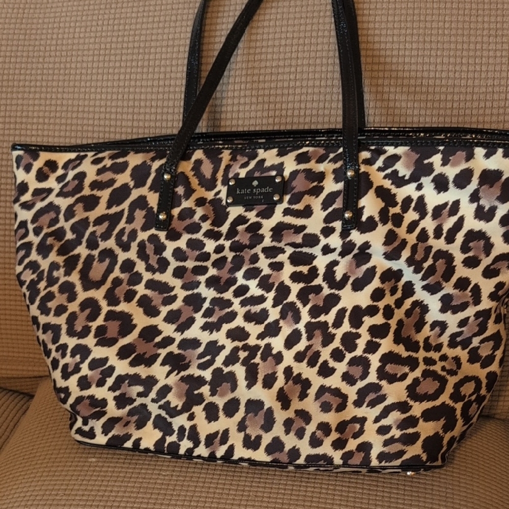 Kate Spade Leopard Print Tote Bag